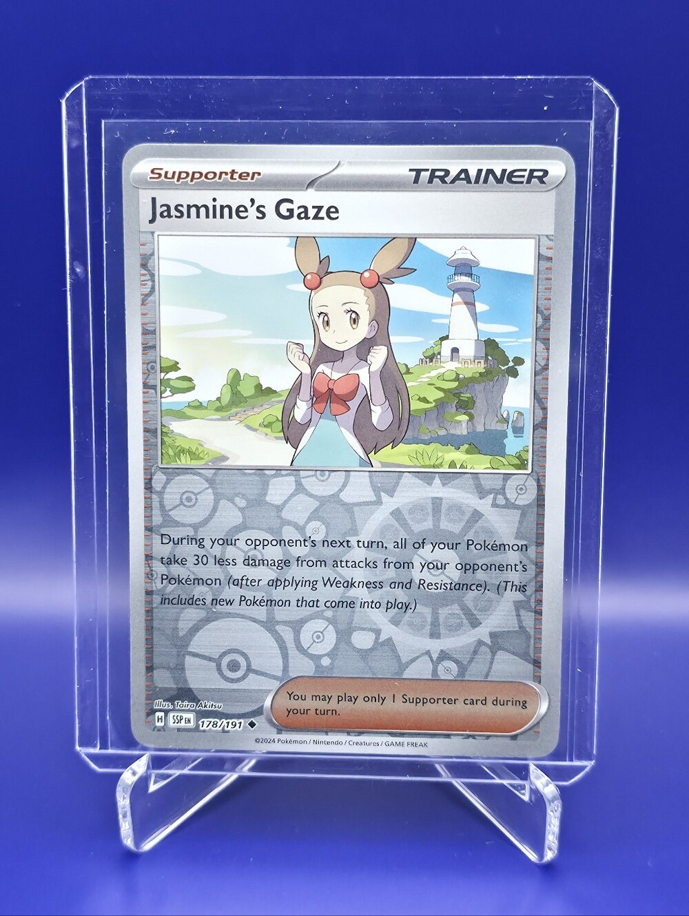 Pokémon TCG - Jasmine's Gaze - Surging Sparks - Reverse Holo - 178/191